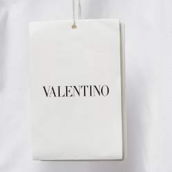 مملوكة مسبقًا Valentino White Cotton Long Sleeve Shirt M