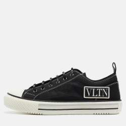 Valentino Black Mesh Giggies Sneakers Size 41