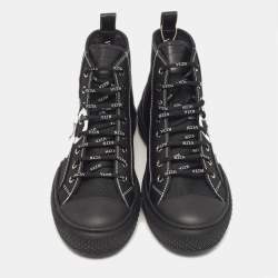 Valentino Black Canvas Good Lover Giggies Sneakers Size 42