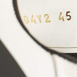 Pre Owned Valentino White Leather Backnet Low Top Sneakers Size 45