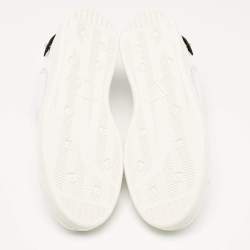 Pre Owned Valentino White Leather Backnet Low Top Sneakers Size 45