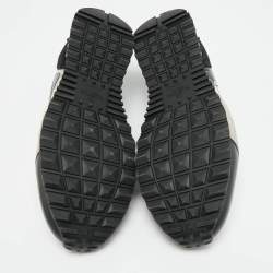 مملوكة مسبقًا حذاء رياضي فالنتينو "روكرانر" جلد وزبدة متعدد الألوان بدانتيل مقاس 44