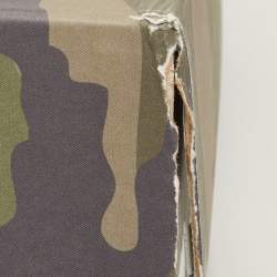 Pre Owned حذاء رياضي فالنتينيو روك رنر قماش متعدد الألوان مموه وجلد وزب مقاس 41.5