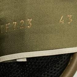 مملوكة مسبقًا حذاء رياضي فالنتينو روك رانر جلد وكانفاس مموه مطبوع متعدد الألوان مقاس 36