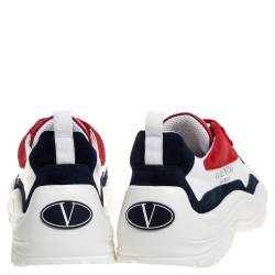 مملوكة مسبقًا Valentino Multicolor Leather Chunky Sneakers Size 43