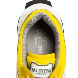Valentino Tri-Color Mesh and Leather Climber Sneakers Size 44