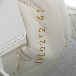 مملوكة مسبقًا Valentino Garavani White Leather VL7N Low-Top Sneakers Size 41