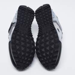 Valentino Multicolor Mesh And Leather Rockrunner Sneakers Size 40