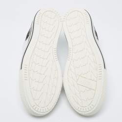 Valentino White Canvas VLTN  Low Top Sneakers Size 42