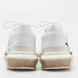 مملوكة مسبقًا Valentino White Leather VLTN Sneakers Size 42