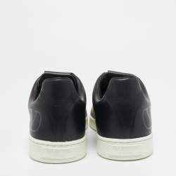 Valentino Black Leather Low Top Sneakers  Size 42.5