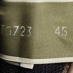 Pre Owned Valentino Multicolor Leather and Suede Rockrunner Sneakers Size 45