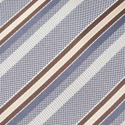 Pre Owned Valentino Vintage Multicolor Diagonal Striped Silk Traditional Tie