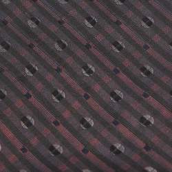  Valentino Cravatte Burgundy Patterned Silk Traditional Tie