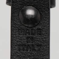 Valentino Black Leather Rockstud Bracelet