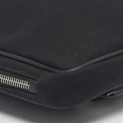 Pre Owned Valentino Black Nylon Spaceland Laptop Case