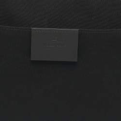 Pre Owned Valentino Black Nylon Spaceland Laptop Case