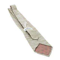 Valentino Vintage Grey Gradient Print Traditional Silk Tie