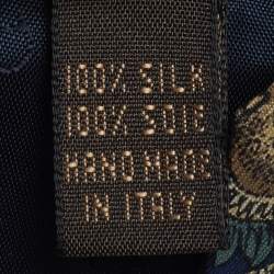Pre Owned Valentino Multicolor Printed Silk Tie 