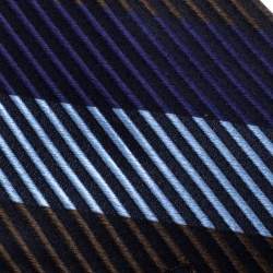 Valentino Multicolor Striped Silk Jacquard Traditional Tie