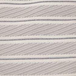 Pre Owned Valentino Cream Horizontal Striped Silk Tie