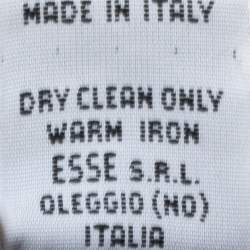 Pre Owned Valentino Charcoal Black Silk Wool Tie