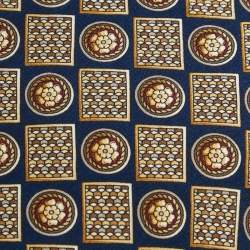 Pre Owned Valentino Cravatte Multicolor Printed Silk Tie