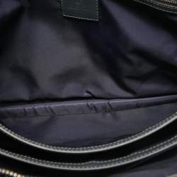 Valentino Black Leather Rockstud Briefcase Laptop Bag