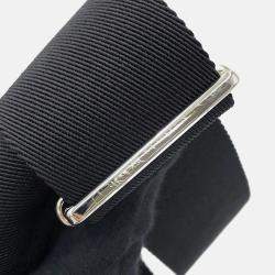 Pre Owned Valentino Garavani Cross Body Bag Black Leather
