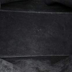 Pre Owned حقيبة يد توتس فالنتينو غارافاني أنتيباس جلد عجل أسود حجم متوسط