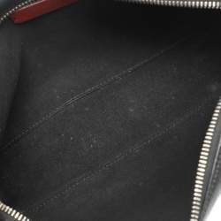 Pre Owned Valentino VLTN Black Leather Crossbody Bag