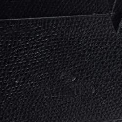 Pre Owned Valentino Black Leather Bifold Wallet
