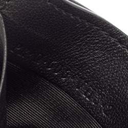 Pre Owned Valentino Black Leather Rockstud Card Holder