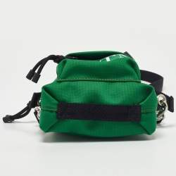 Valentino Green Nylon Mini VLTN Backpack