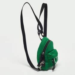 Valentino Green Nylon Mini VLTN Backpack