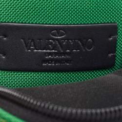 Valentino Green Nylon Mini VLTN Backpack