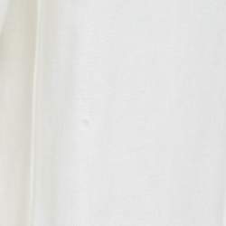 Pre Owned Valentino White Linen Tailored Suit L