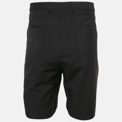 مملوكة مسبقًا Valentino Black Wool Pleated Shorts XXL