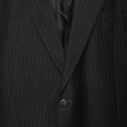 Valentino Black Wool Single Breasted Blazer 6L