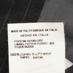 Valentino Black Wool Single Breasted Blazer 6L