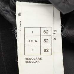 Valentino Black Wool Single Breasted Blazer 6L