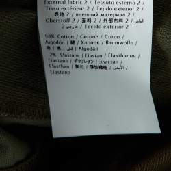 Pre Owned Valentino Green Cotton Cargo Shorts XXS