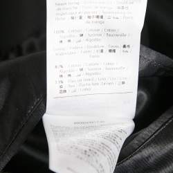 Valentino Black Rockstud Satin Bomber Jacket L