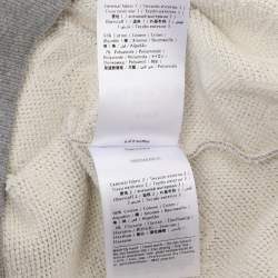Valentino Grey Cotton Blend VLTN  Long Sleeve Sweater L