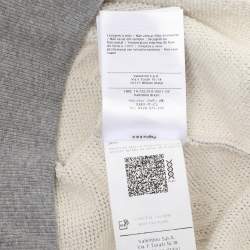 Valentino Grey Cotton Blend VLTN  Long Sleeve Sweater L