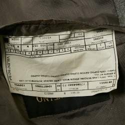Valentino Grey Wool Single Breasted Blazer L