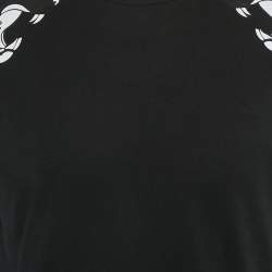 Valentino Black Panther Print Cotton Crew Neck T-Shirt S