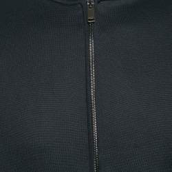 Valentino Navy Blue Cotton Blend Contrast Archive Stripe Track Jacket L