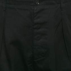 Valentino Black Gabardine Tapered Cargo Pants XXL