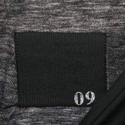 Pre Owned Valentino Black Cotton Knit Rockstud T-Shirt L
